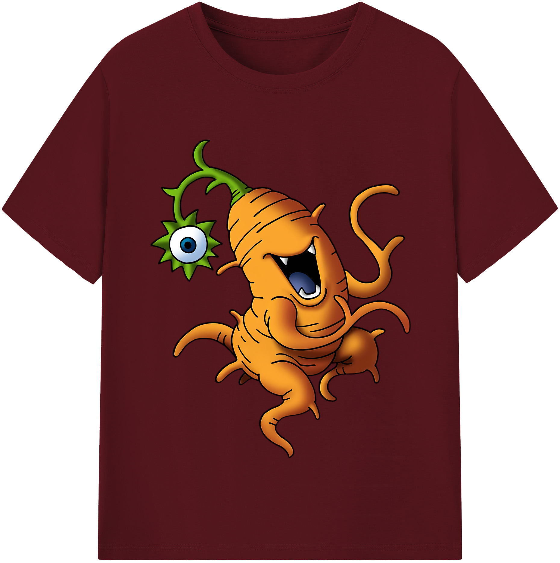 （画像用） ドラゴンクエスト Doragon Kuesuto Dragon Quest 綿100％半袖Tシャツ（フロントプリント）